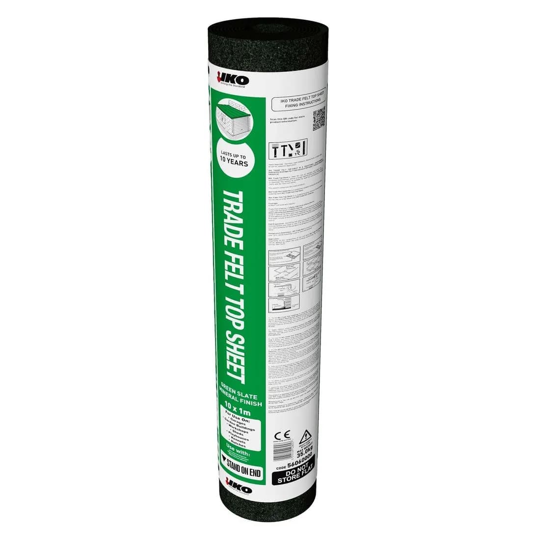 Iko Trade Roofing Felt Green Mineral Cap Sheet