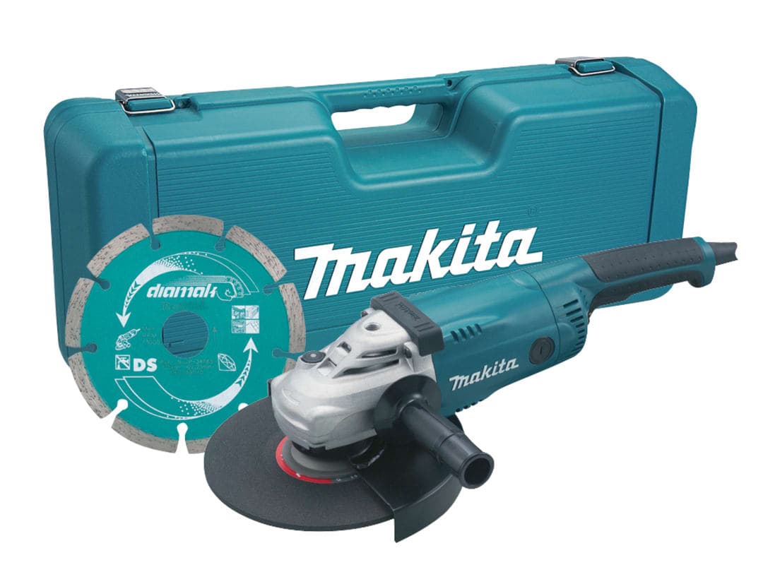 Makita GA9020KD Angle Grinder with Case & Diamond Wheel 230mm 2000W 110V GA9020KD/1