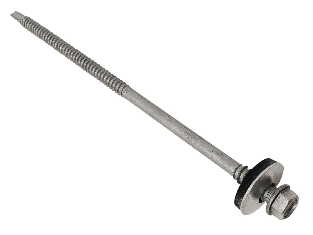 ForgeFix TechFast Composite Panels to Steel Hex Screw No.3 Tip 5.5 x 225mm Box 50 TFHW19CPSD55225L