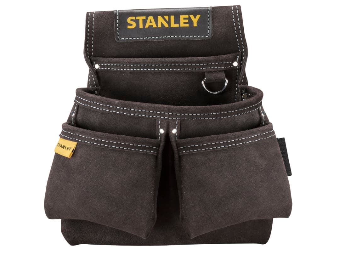 STANLEY® Hand Tools STST1-80116 Leather Double Nail Pocket Pouch STST1-80116
