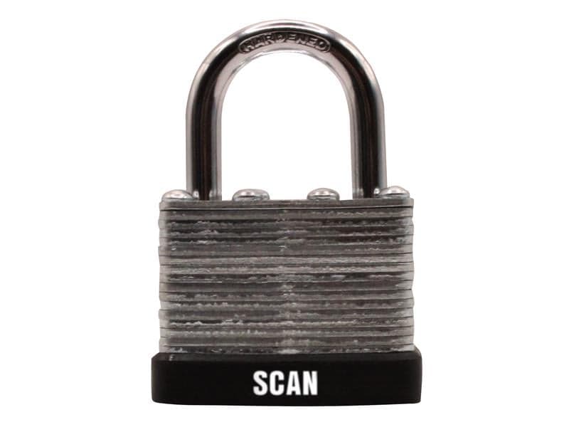 Scan QC0140 Laminated Steel Padlock 40Mm