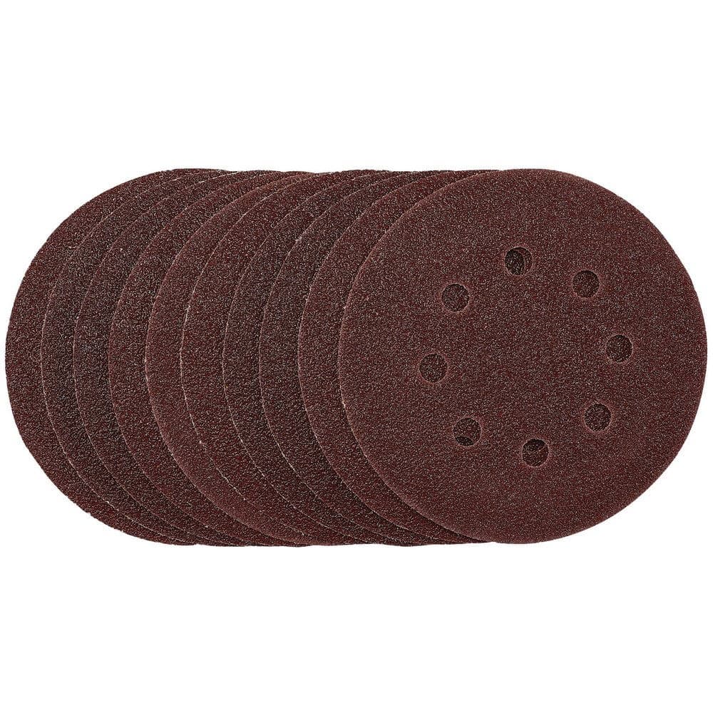 Draper 54392 Punched Sanding Discs 125Mm Hook & Loop 40 Grit (Pack Of 10) each 10