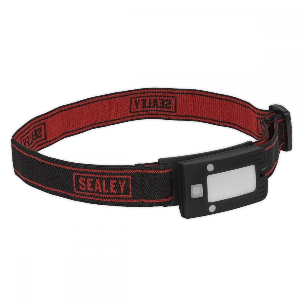 Sealey LED360HT Rechargeable Head Torch 2W Cob Led Auto-Sensor Black