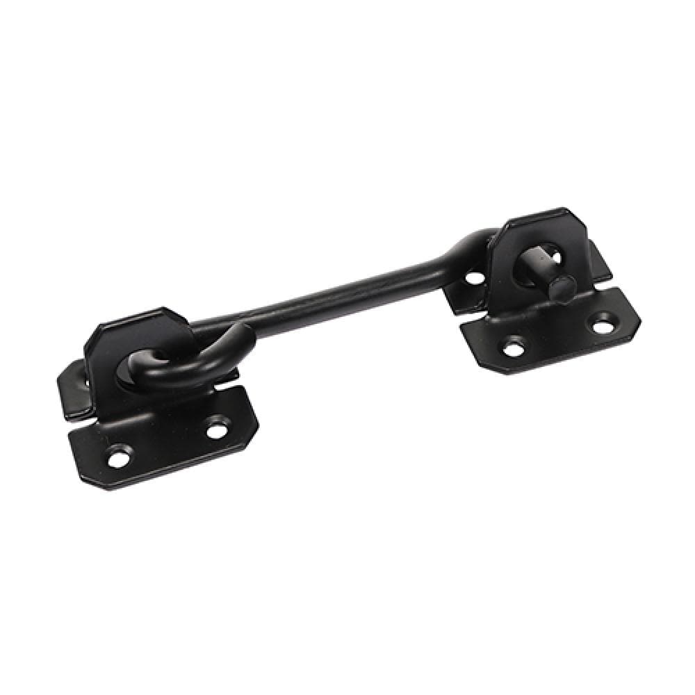 Timco WCH6BB Cabin Hooks - Wire Pattern - Black 6in Plain Bag 1