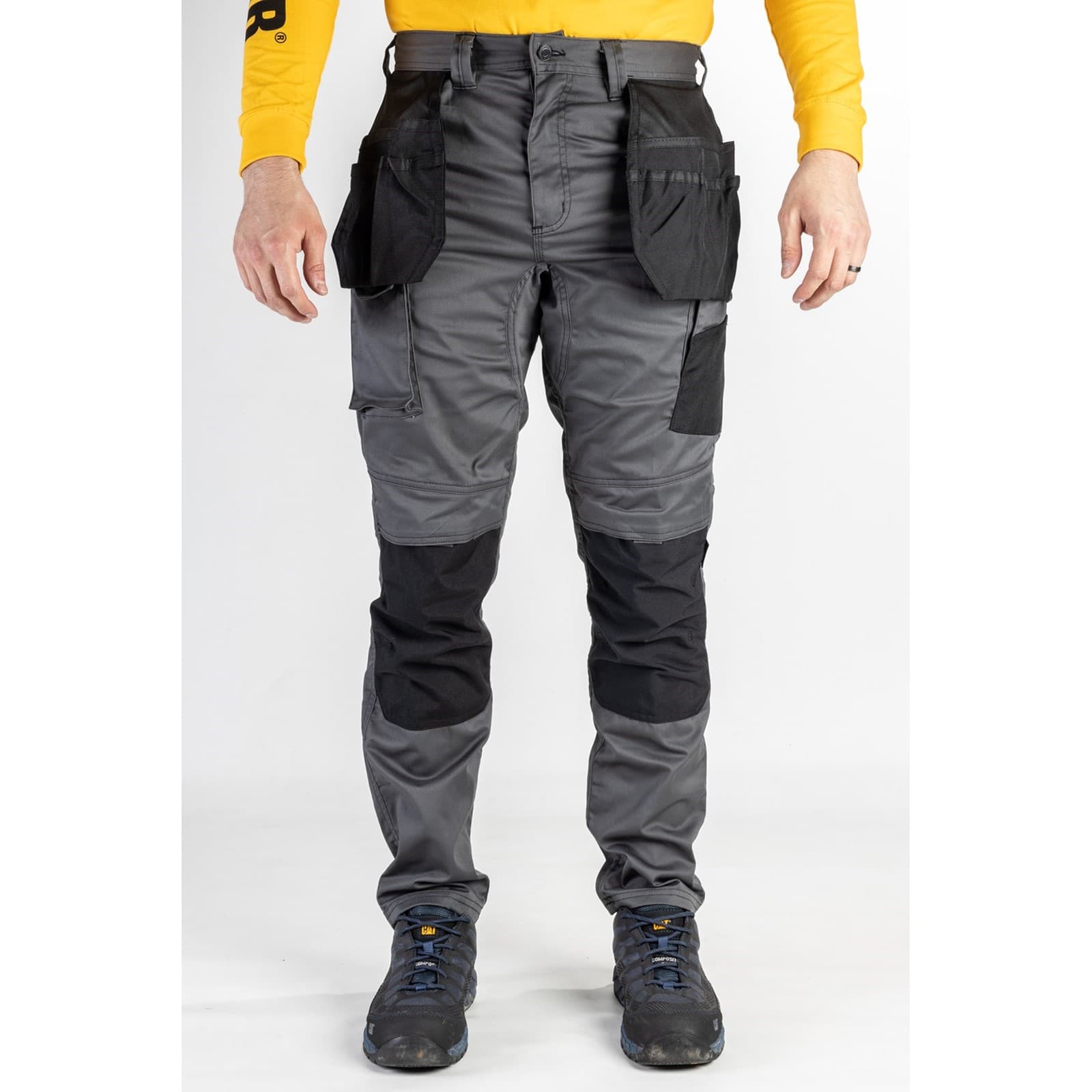Caterpillar Essentials Stretch Knee Pocket Size 30 Black 33818-57784-03"