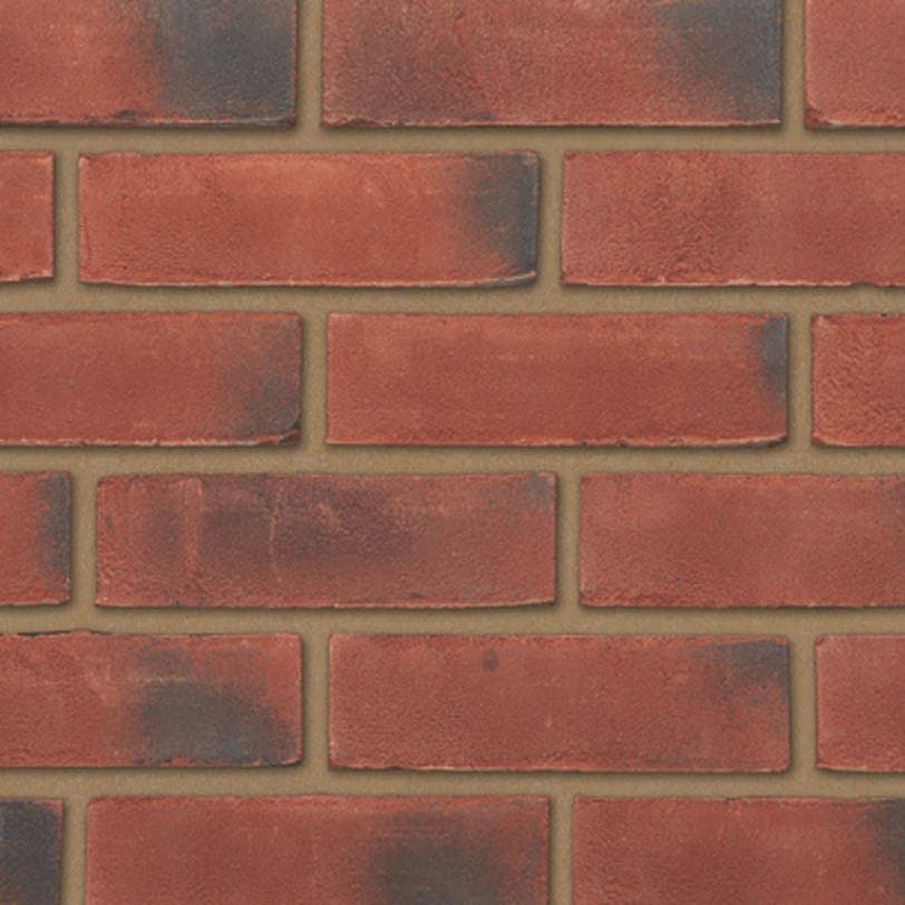 Ibstock Leicester Weathered Red Facing Brick 65mm | Pack of 500