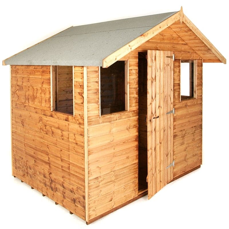 6' x 6' Traditional Shiplap Apex 6' Cabin Garden Shed (1.83m x 1.83m)