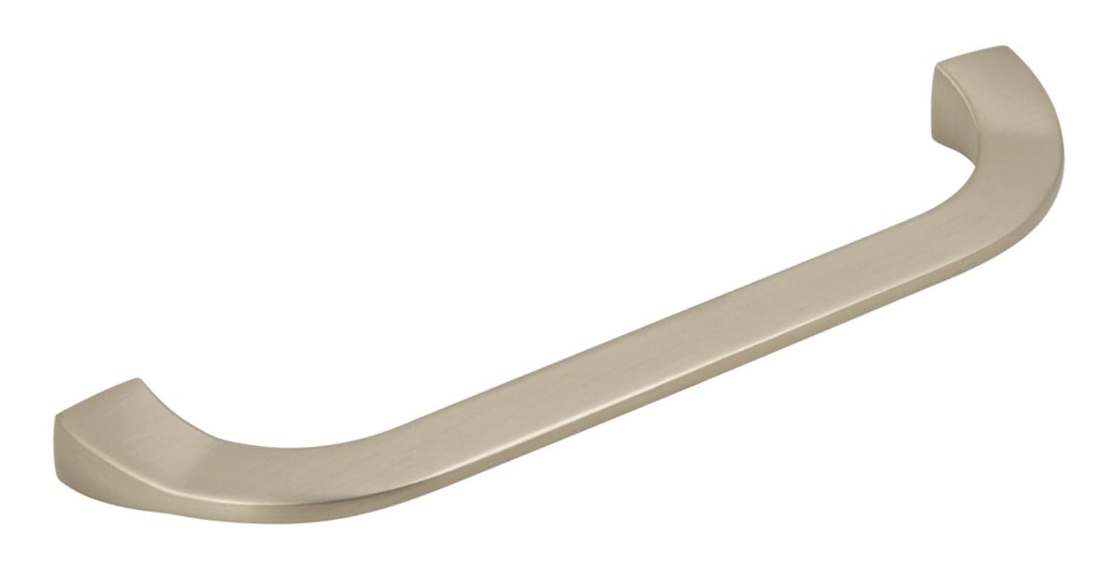 Slim Bar Handle Brushed Nickel 128mm Centre