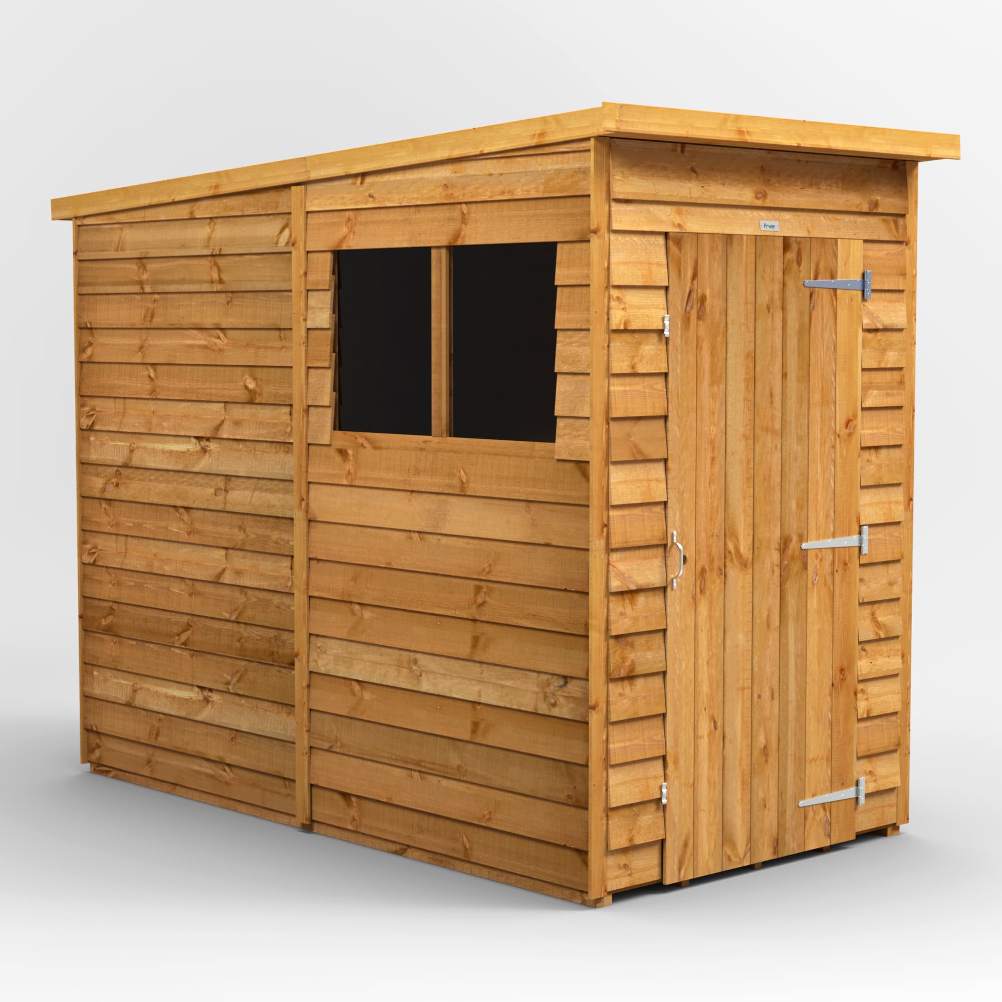 Powersheds 4 x 8 Power Overlap Pent Shed