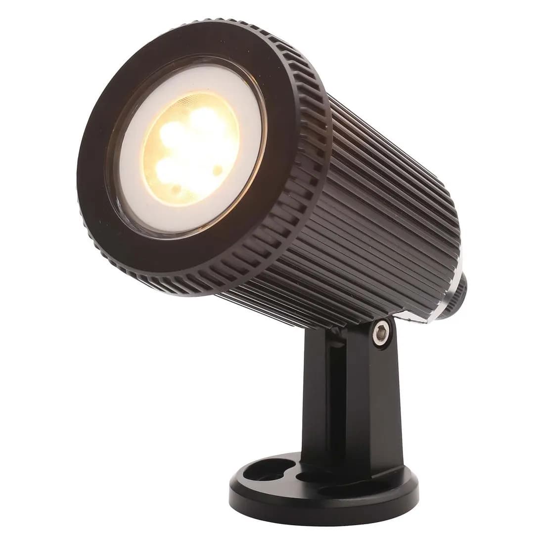 Coast Led Spike Light Black Polycarb Spike/Surface Mount