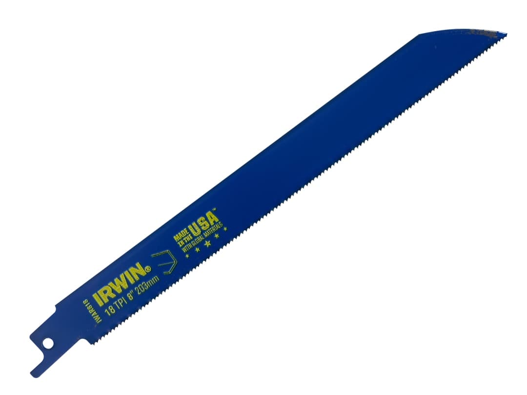 Irwin IRWIN® 818R Sabre Saw Blade Metal Cutting 200mm 18 TPI (Pack 25) 10504140