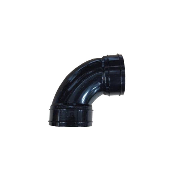 FloPlast Solvent Weld Soil Bend - 92.5 Degree x 110mm Black