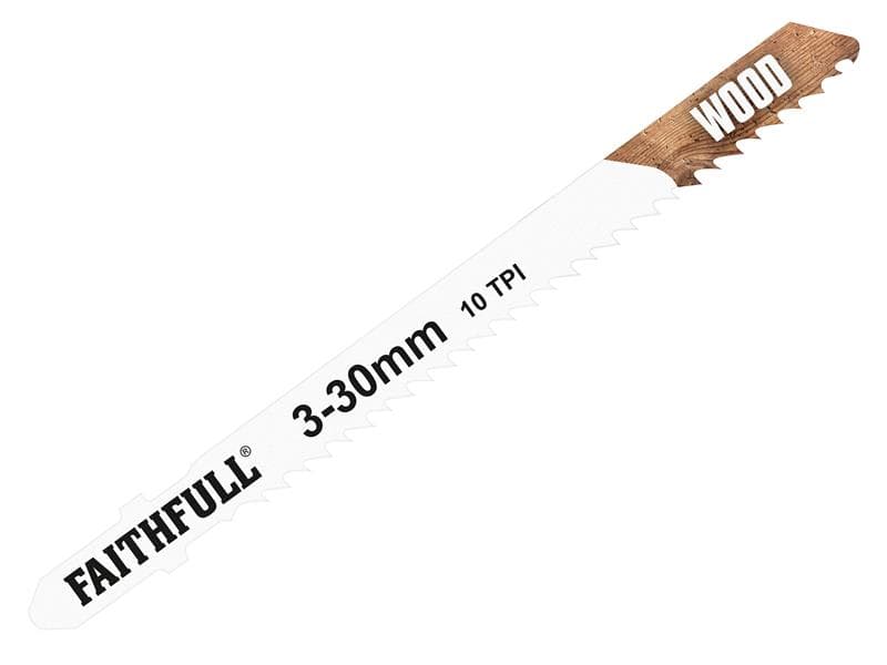 Faithfull Laminate/Wood Jigsaw Blades Pack Of 5 T101Br