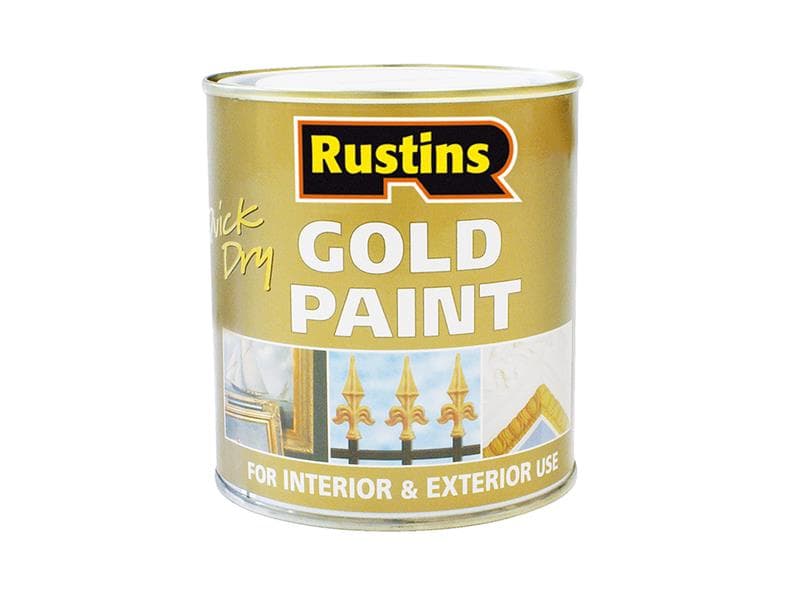 Rustins GOLE250 Gold Paint 250Ml