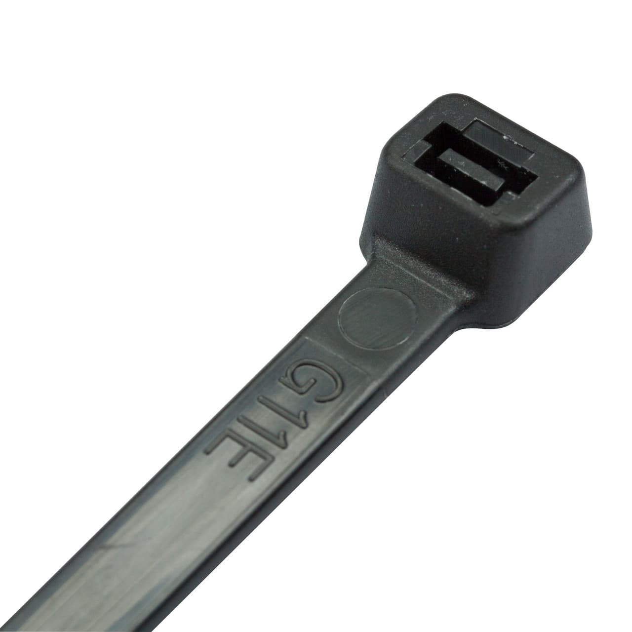 Krimpterm Ct6-B 200Mm X 7.6Mm (55Kg) Black Nylon Cable Ties (100 Pack)