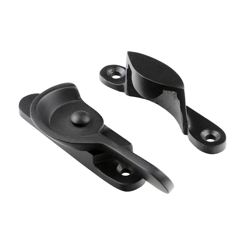 Timco Fitch Pattern Sash Fastener - Matt Black Bag 1 949169