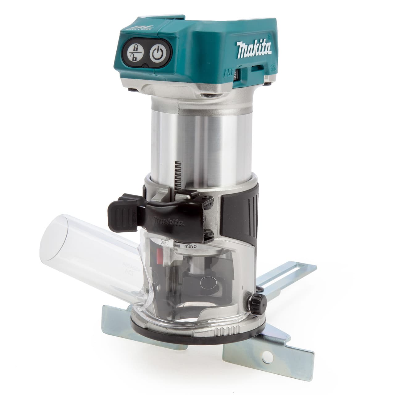 Makita Drt50Zx4 18V Brushless Router/Trimmer (Body Only With Trimmer Base & Straight Guide) MAK-DRT50ZX4