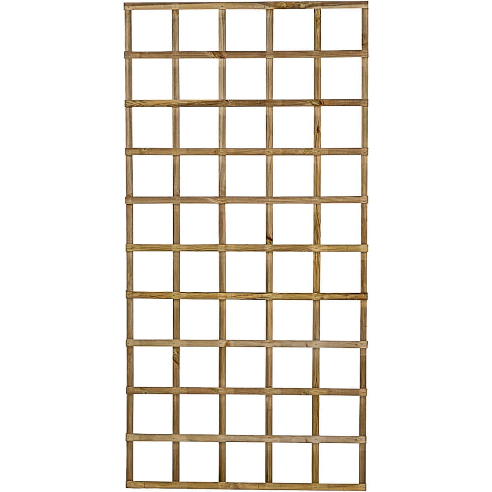 Forest Garden Smooth Planed Trellis 180cm x 90cm Pack of 6