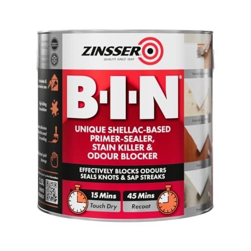Zinsser B-I-N Primer Sealer Stain Killer 2.5L