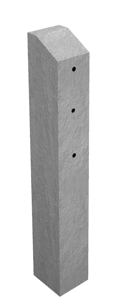 Supreme Concrete Repair Spur SPR120 Fence Post, 1200x100x100mm