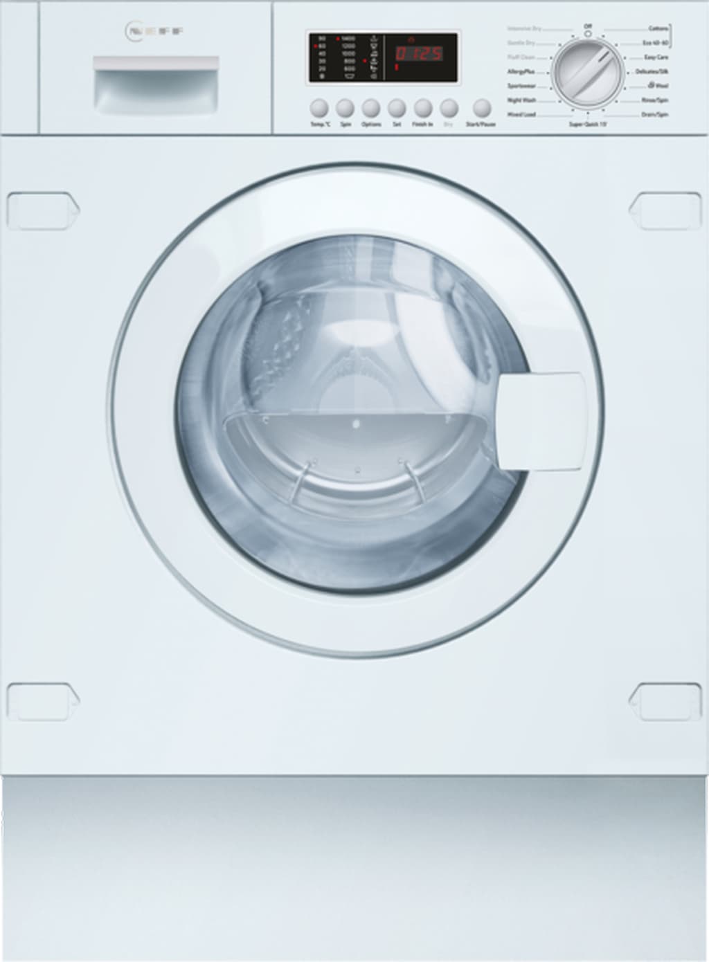 NEFF LED Intergrated Washer Dryer White 60cm - V6540X3GB