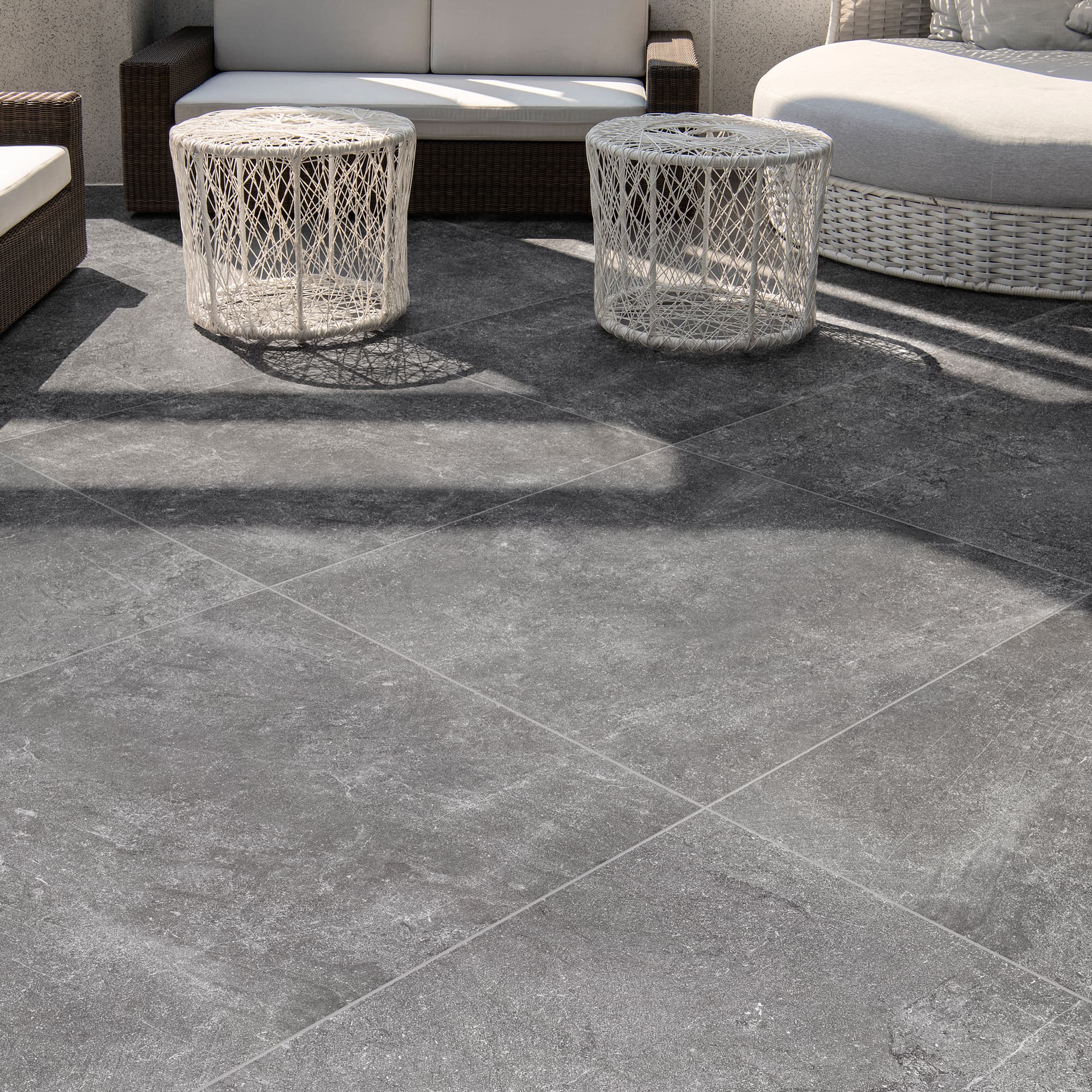 Global Stone Grande Porcelain Cinder 1000 x 1000mm