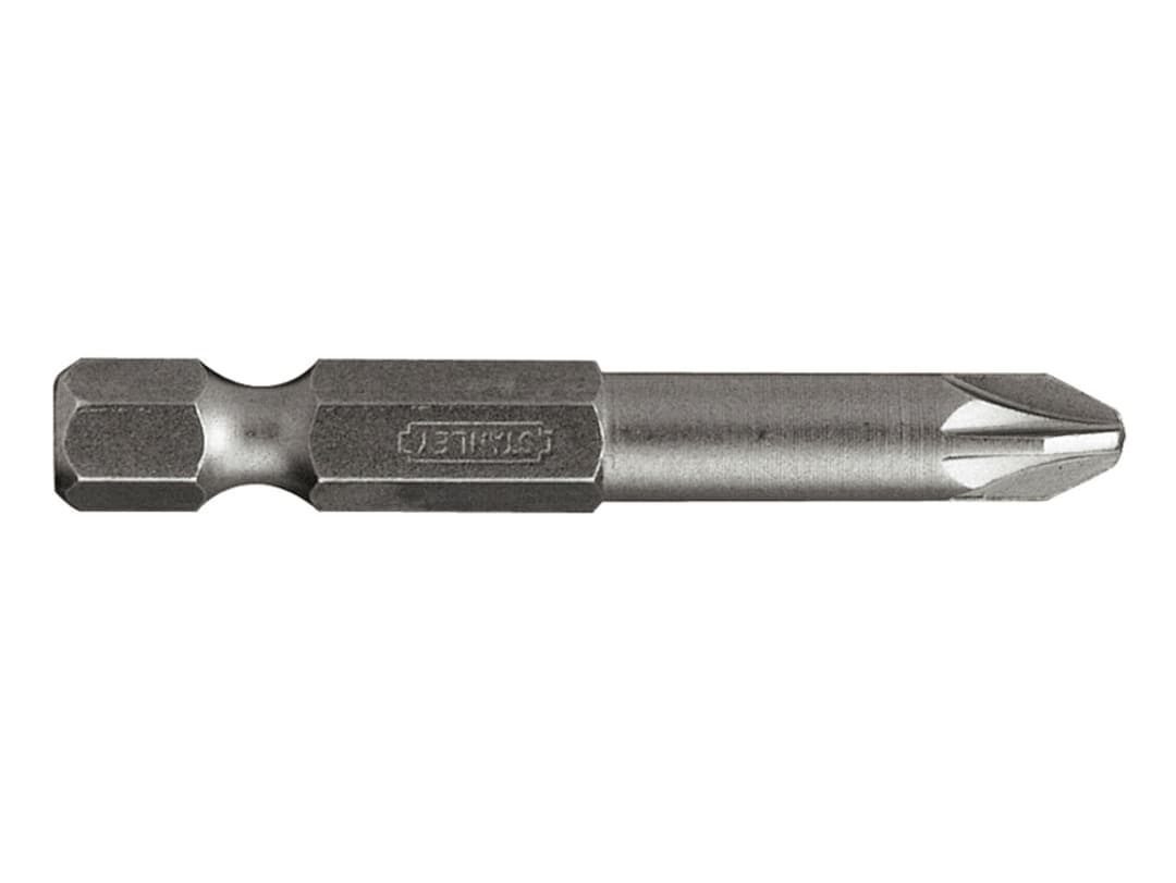 STANLEY® Hand Tools Pozidriv Power Bits PZ2 x 50mm (Box 10) 1-68-926