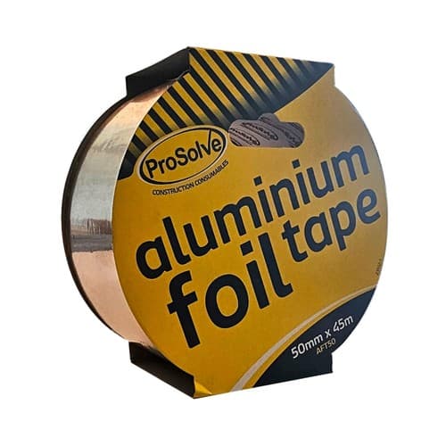 ProSolve Aluminium Foil Tape - 50mm x 45mtr Silver