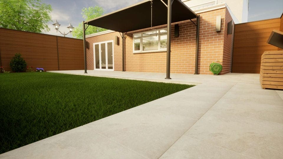 Porcelain Paving - 600mm x 600mm x 20mm Florence Storm - Pack of 2