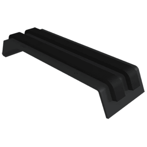Aluminium Coping Union for 301-350mm Wall - 410mm Black (9005 Matt)