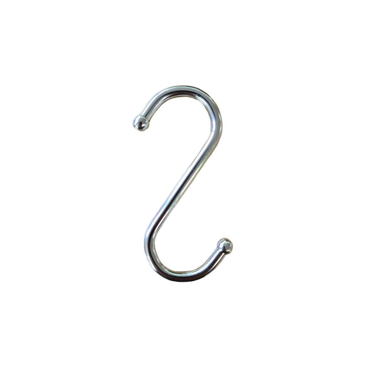 Storage Hooks Chrome Plated 80mm Pack 1