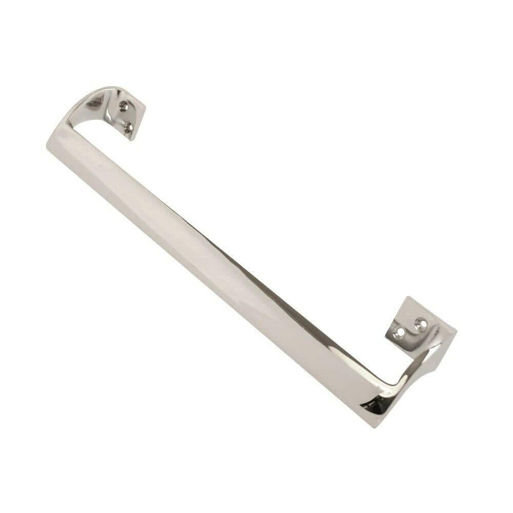 Squared Door Pull Handle - 228mm - Polished Chrome - Elite Knobs & Handles