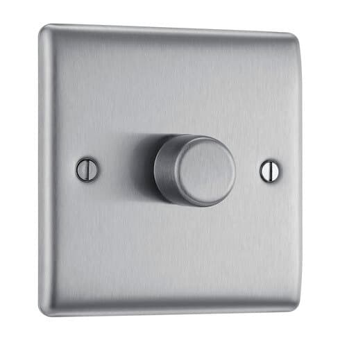 Screwless Flatplate Black Nickel Single Slave Telephone Socket FBNBTS1-01