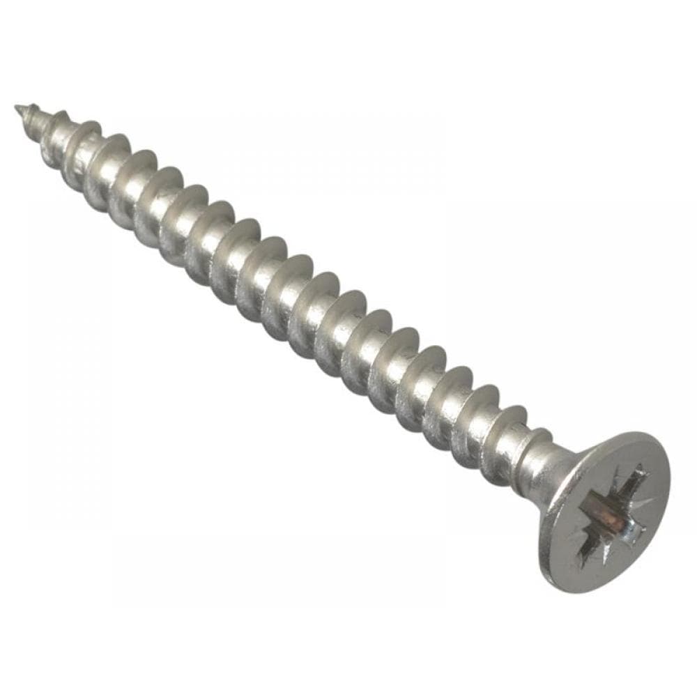 Forgefix POZI550SS Multi-Purpose Pozi Compatible Screw Csk St S/Steel 5.0 X 50Mm Box 200