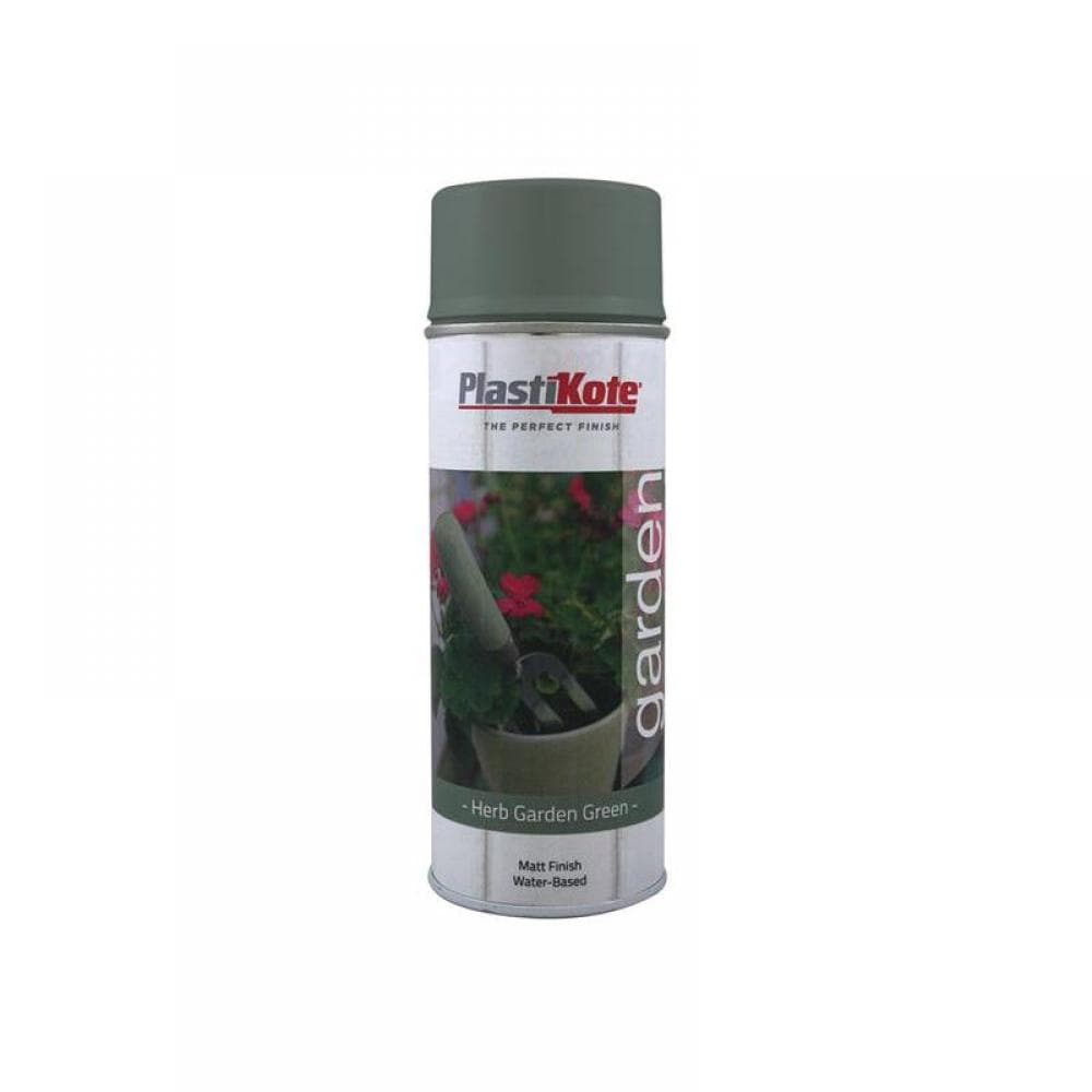 Plastikote 027202 Garden Colours Spray Paint Herb Garden Green 400Ml