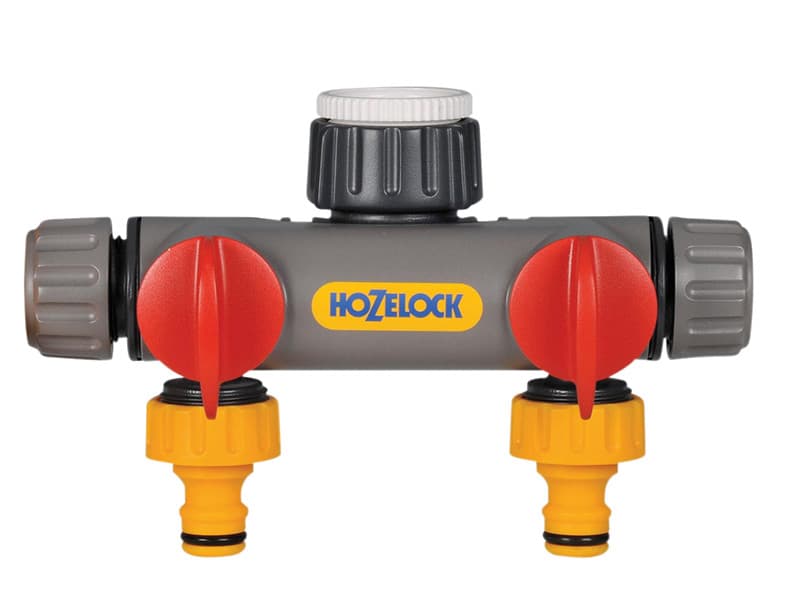 Hozelock 100-000-706 2252 2-Way Tap Connector 1/2 - 1In Bsp