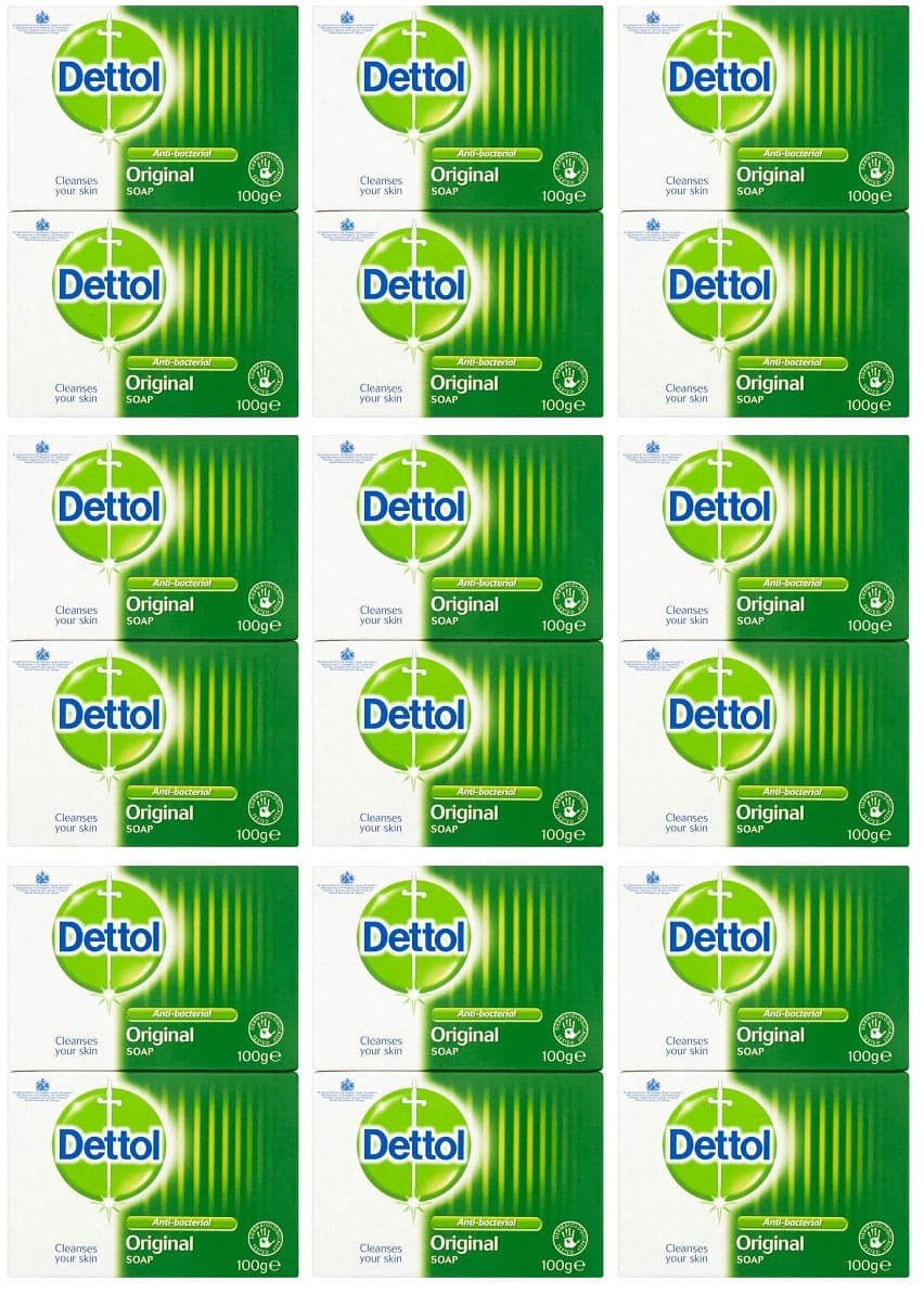 6 x Dettol Original Bar Soap 2 Pack - 2X100GM