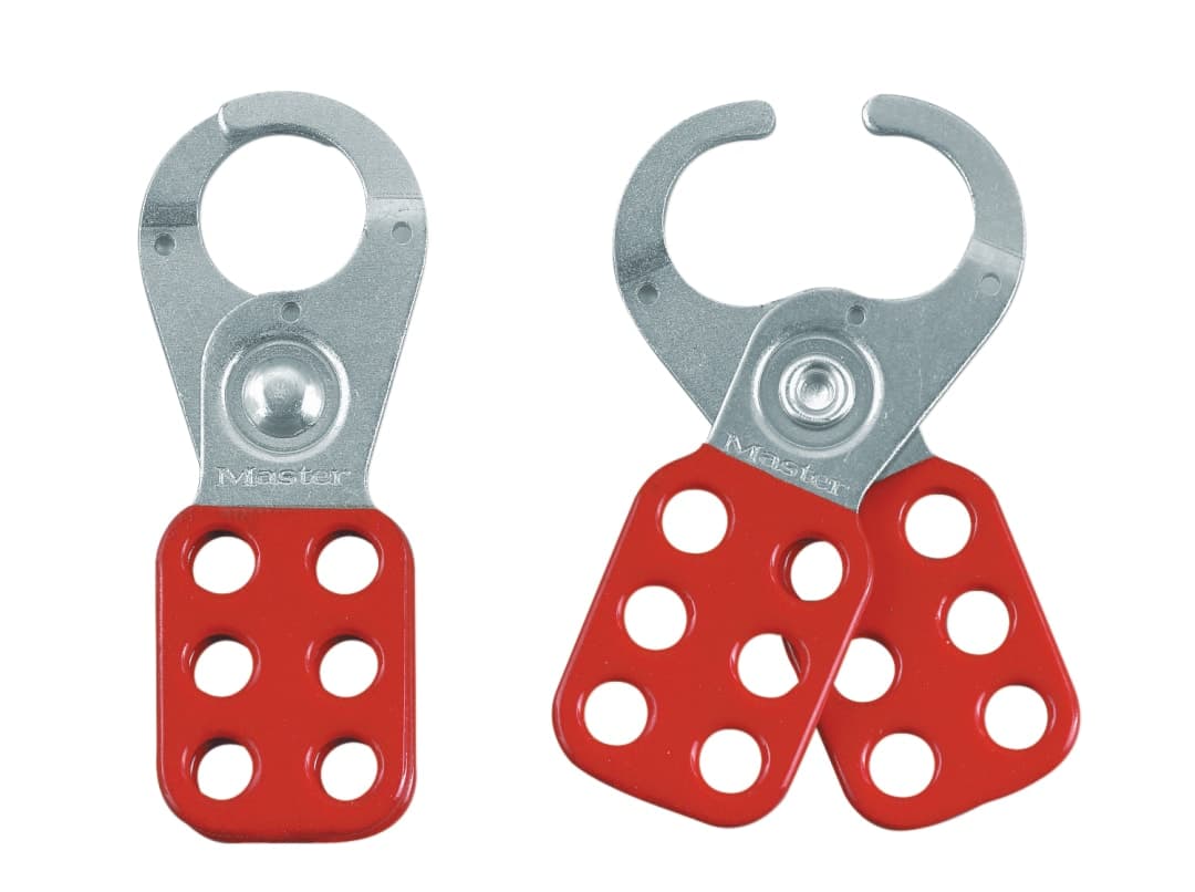 Master Lock Lockout Standard Hasp 25mm Steel Red 420
