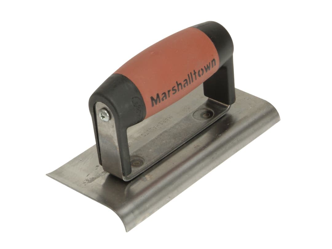 Marshalltown 176D Cement Edger Curved & Straight End DuraSoft® Handle 6 x 3in M176D
