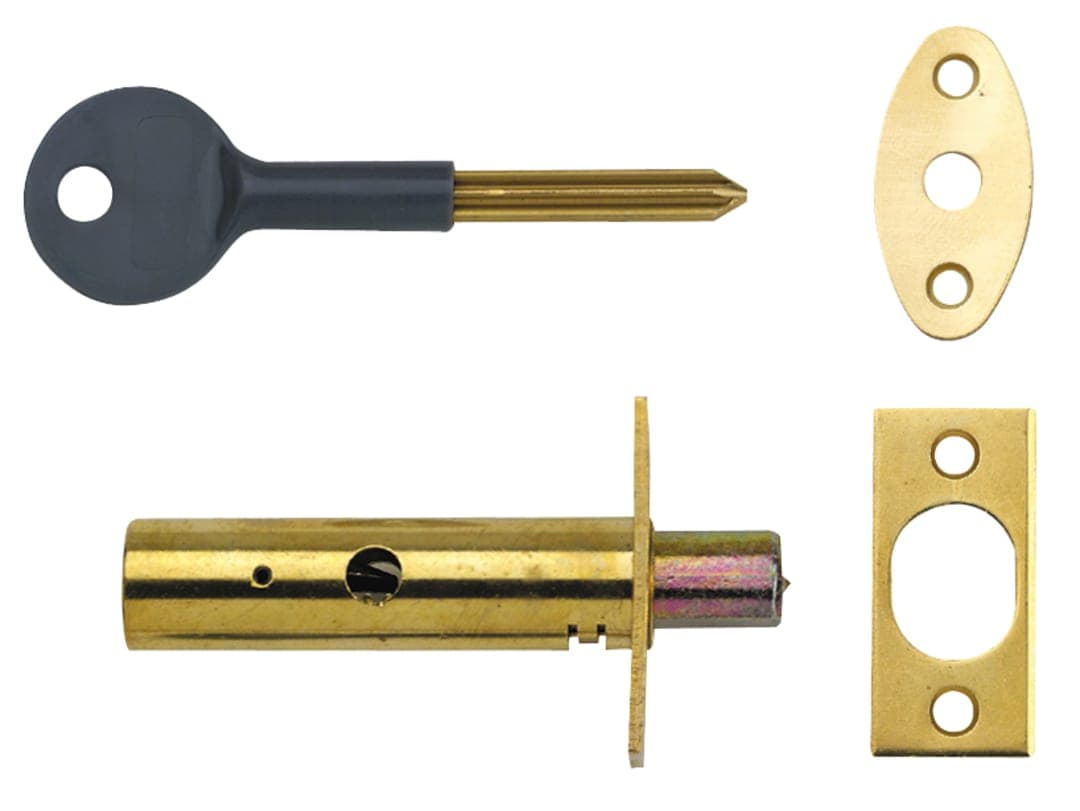 Yale Locks PM444 Door Security Bolt Brass Finish Visi of 1 7.20444E+11