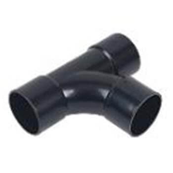 FloPlast Solvent Weld Waste Tee - 50mm Black