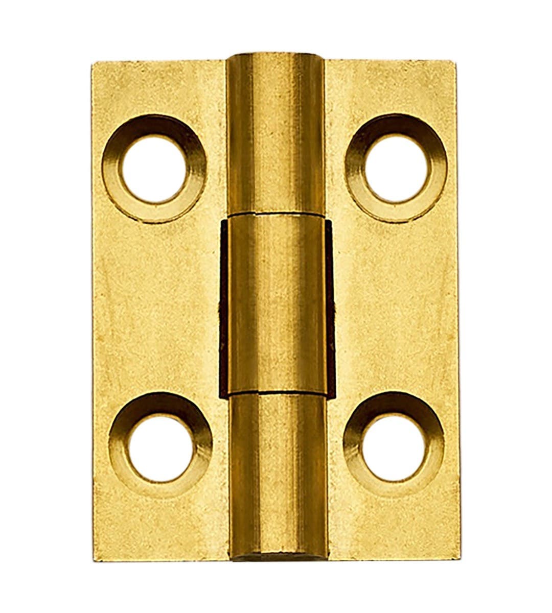 Solid Drawn Brass Butt Hinge - 25x19mm - Self Colour - Pair - Hardware Solutions