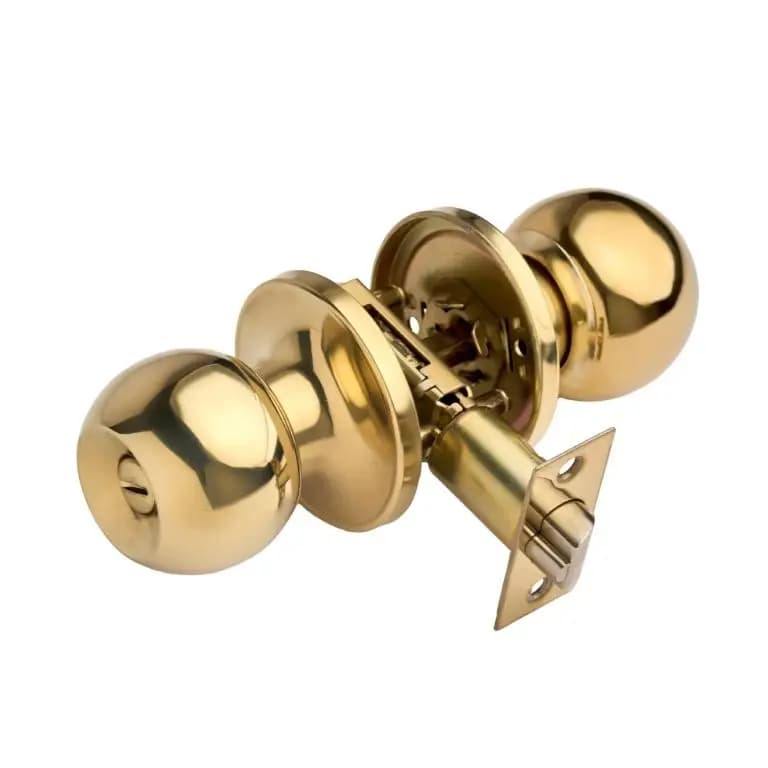 Privacy Door Knobset 60/70mm Brass