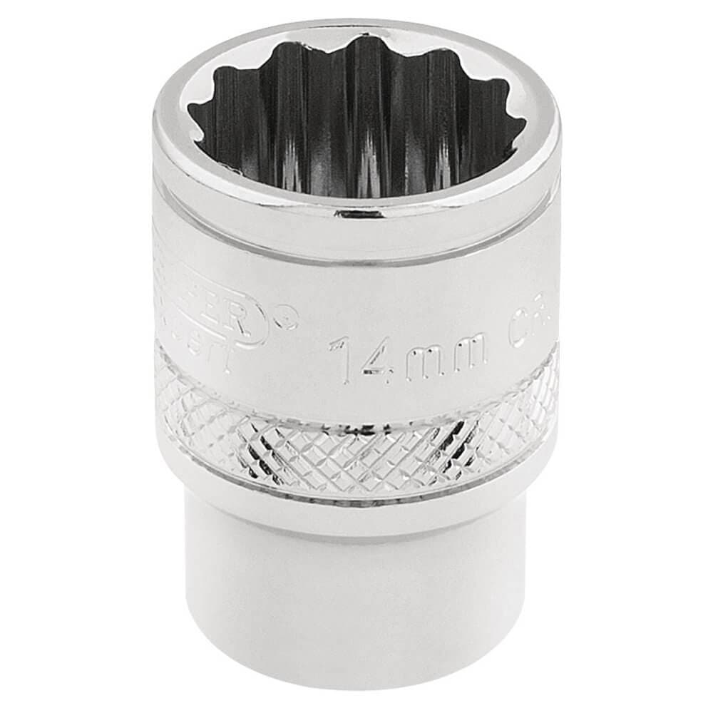 Draper Expert 32777 Hi-Torq® 12 Point Socket 3/8in Sq. Dr. 14Mm each