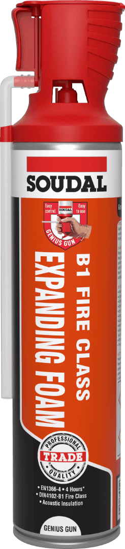 Soudal B1 Fire & Acoustic Expanding Foam - Genius Gun Blue 600Ml 135215