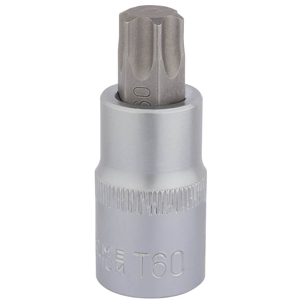 Draper Expert 16323 Draper Tx-Star® Socket Bit 1/2in Sq. Dr. T60 X 55Mm each