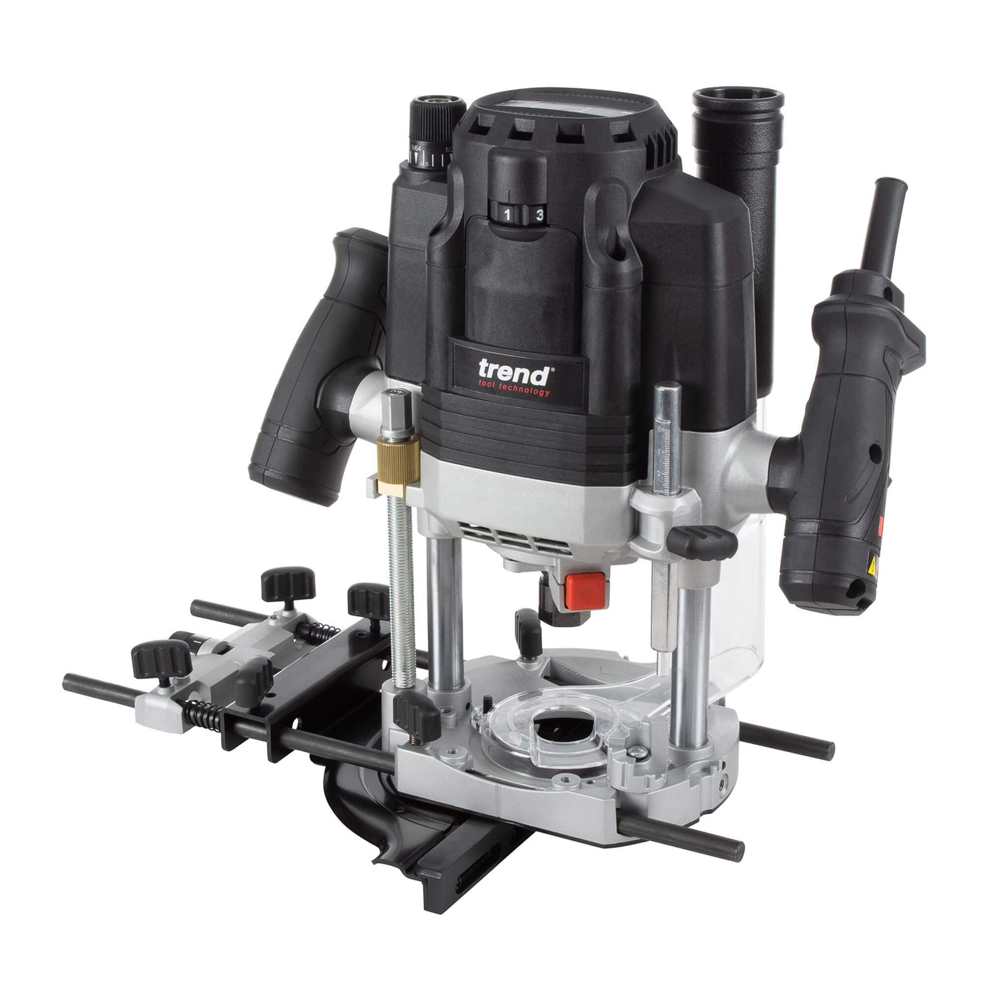 Trend 2200W 1/2in Dual-Mode Plunge Router 240V Uk Pk 1 T8EK