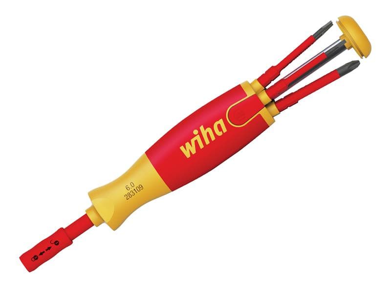 Wiha 41158 Electric Liftup Bit Magazine Tx Screwdriver Set 6 Piece