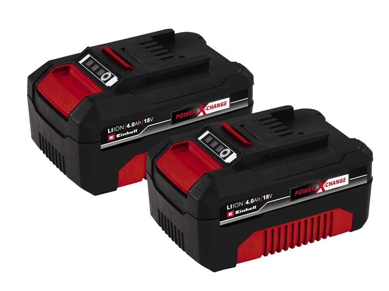 Einhell 4511489 Power X-Change Battery Twin Pack 18V 4.0Ah Li-Ion