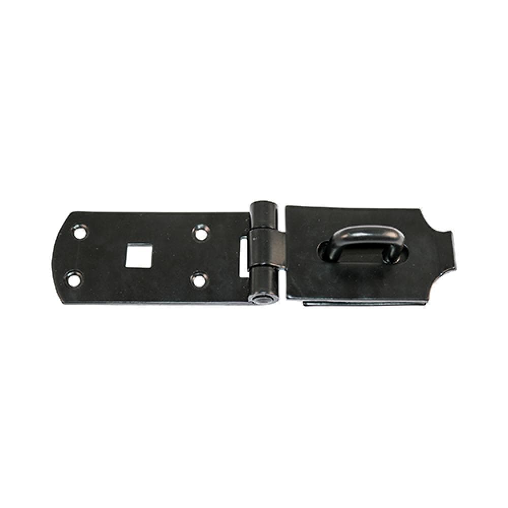Timco BHS10BP Secure Bolt On Hasp & Staple - Heavy Duty - Black 10in TIMbag 1